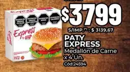 Diarco Paty express medallón de carne oferta