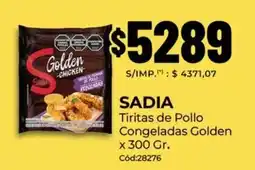 Diarco Sadia tiritas de pollo congeladas golden oferta
