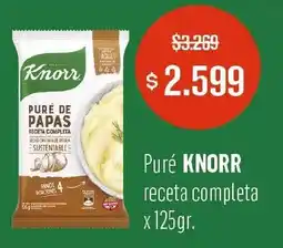 Makro Knorr puré receta completa oferta