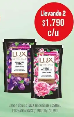 Makro Lux jabón líquido botanicals oferta