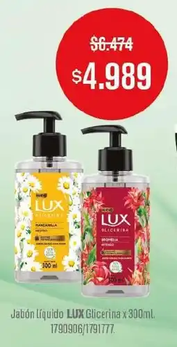 Makro Lux jabón líquido glicerina oferta