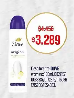 Makro Dove desodorante women oferta