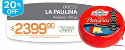 Alvear La paulina queso pategrás oferta
