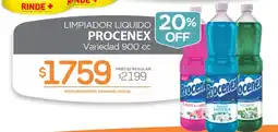 Alvear Procenex limpiador liquido variedad oferta