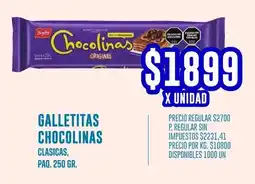 Supermercados Vea Chocolinas galletitas clasicas, paq. oferta
