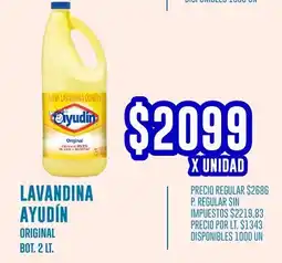 Supermercados Vea Ayudín lavandina original bot. oferta