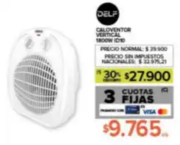 Carrefour Maxi Delf caloventor vertical oferta