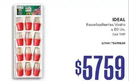 Diarco Ideal escarbadientes vasito oferta