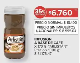 Carrefour Market Arlistán infusión a base de café oferta