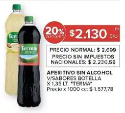 Carrefour Market Terma aperitivo sin alcohol v/sabores botella oferta