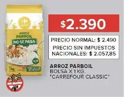 Carrefour Market Carrefour classic arroz parboil bolsa oferta