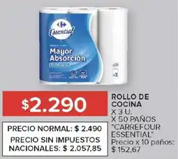 Carrefour Market Carrefour essential rollo de cocina oferta
