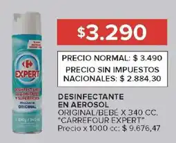 Carrefour Market Carrefour expert desinfectante en aerosol original/bebé oferta