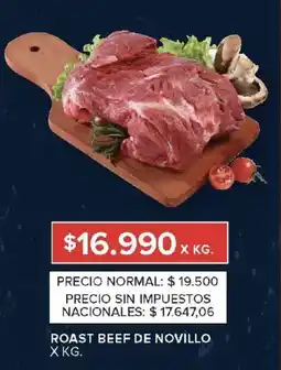 Carrefour Market Roast beef de novillo oferta