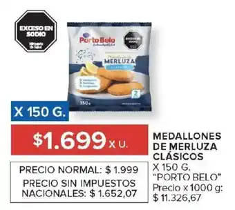 Carrefour Market Porto belo medallones de merluza clásicos oferta