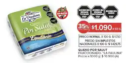Carrefour Market La paulina queso por salut fraccionado oferta