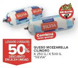 Carrefour Market Silvia queso mozzarella cilindro oferta
