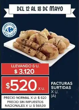 Carrefour Market Facturas surtidas oferta