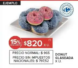 Carrefour Market Donut glaseada oferta