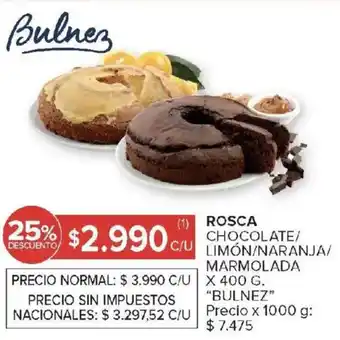 Carrefour Market Bulnez rosca chocolate/ limón/naranja/ marmolada oferta