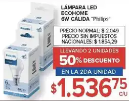 Carrefour Market Philips lámpara led ecohome oferta