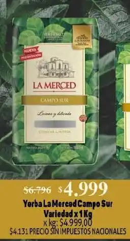 Makro La merced yerba campo sur variedad oferta