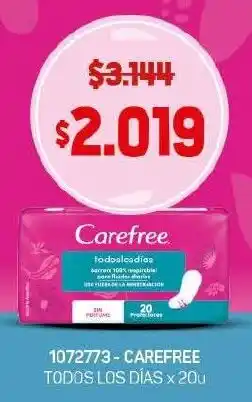 Makro Carefree todos los días oferta