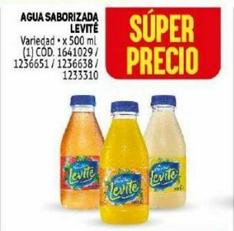 Makro Agua saborizada levité 500ml oferta