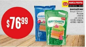 Makro Suavizante m&k 900ml oferta