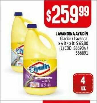Makro Lavandina ayudin 4lt oferta