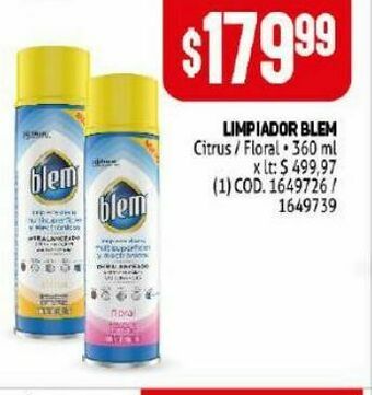 Makro Limpiador blem 360ml oferta