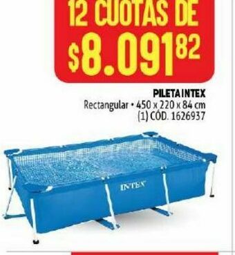 Makro Pileta intex oferta