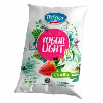Walmart Yogur Descremado Frutilla Tregar Sachet 900 Gr oferta