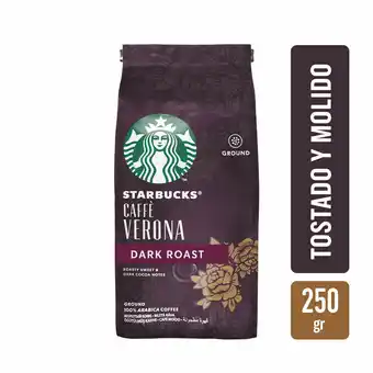 Walmart Café Molido Verona Starbucks X 250 Gr oferta
