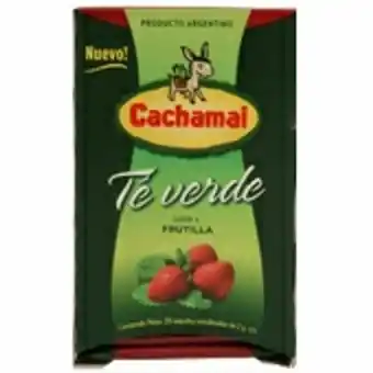 Walmart Te Verde En Saquitos Sabor Frutilla Cachamai 20 U oferta
