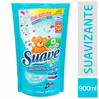 Walmart Suavizante Suave Federal Notas Florales Facil Enjuague X 900 Ml oferta