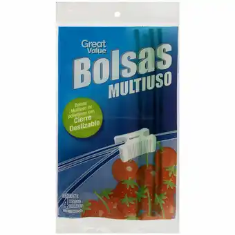 Walmart Bolsa Mult Deslizable Great Value 4 U oferta