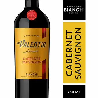 Walmart Vino Tinto Cabernet Sauvignon Don Valentin 750 Cc oferta