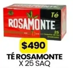 Autoservicio Capo Rosamonte té oferta