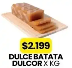Autoservicio Capo Dulcor dulce batata oferta