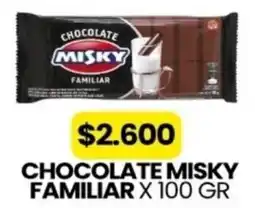 Autoservicio Capo Misky chocolate familiar oferta