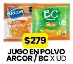 Autoservicio Capo Arcor/Bc jugo en polvo oferta