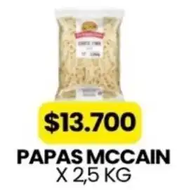 Autoservicio Capo McCain papas oferta