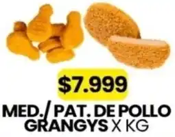 Autoservicio Capo Grangys med./pat. de pollo oferta