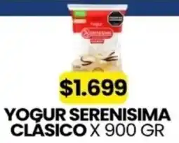 Autoservicio Capo Serenisima yogur clásico oferta