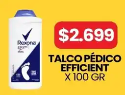 Autoservicio Capo Rexona talco pédico efficient oferta