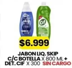 Autoservicio Capo skip Jabon liq. cc botella oferta
