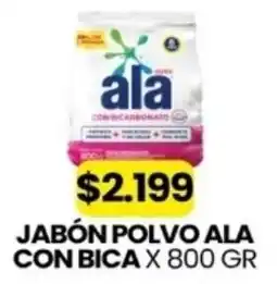 Autoservicio Capo Ala jabón polvo con bica oferta