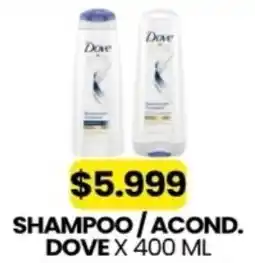 Autoservicio Capo Dove shampoo/acond. oferta