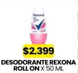 Autoservicio Capo Rexona desodorante roll on oferta